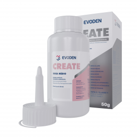 Resina acrílica  - CREATE Rosa Médio 50G