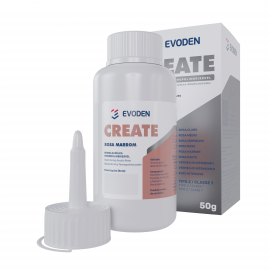 Resina acrílica  - CREATE Rosa Marrom 50G