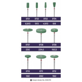 Pedra Diamantada Diaturbo DT01 – Odontomega