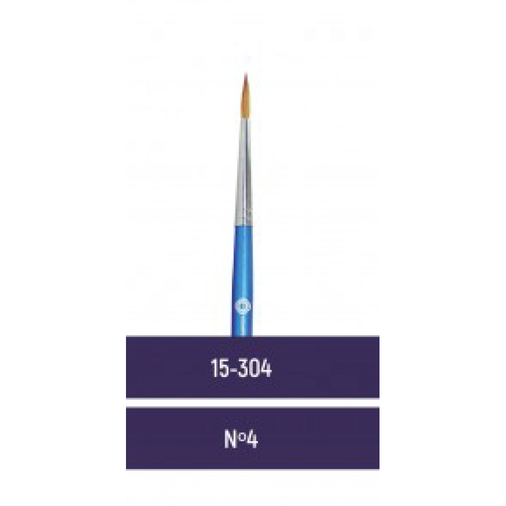 Pincel Pelo Natural BlueLine Kolinsky Nº 4 - Odontomega